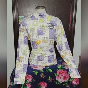 Nike Abstract Embroidered Letter Long Sleeve